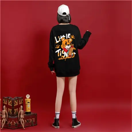 Ohlyah新年情侣卫衣女春秋薄款宽松潮ins超火虎年本命年过年衣服商品大图