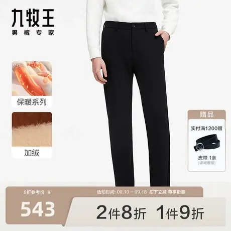 [保暖系列]九牧王男裤AB1B50113商场同款休闲裤秋冬挺括有型男裤商品大图