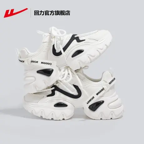回力官方旗舰店运动鞋女2024年春季新款潮透气休闲厚底增高老爹鞋图片
