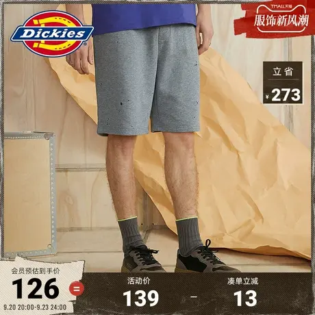 Dickies情侣春夏纯棉清爽舒适休闲居家五分下装工装灵感短裤商品大图