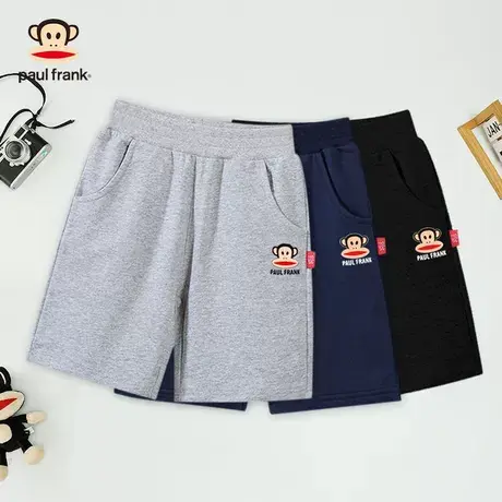 大嘴猴男童短裤夏季薄款2025年夏装新款儿童中大童纯棉外穿五分裤图片