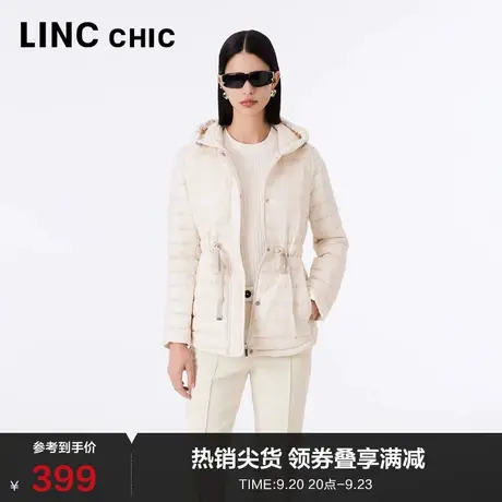 LINCCHIC金羽杰羽绒服女2023新款轻薄中长款羽绒服女冬外套3272YN图片