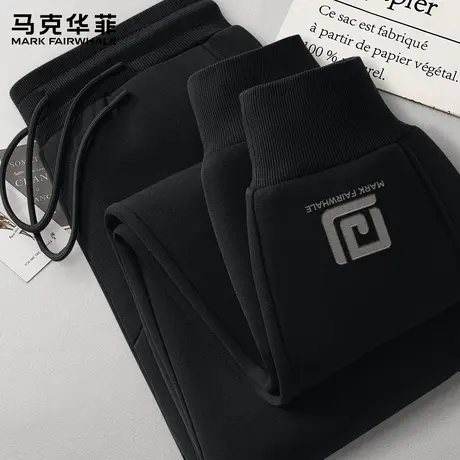 马克华菲裤子男秋季2025新款宽松卫裤休闲长裤春秋款青少年运动裤商品大图
