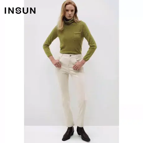 【官方直播】恩裳COVER时尚保暖洗水棉抗皱经典时髦休闲烟管裤女商品大图