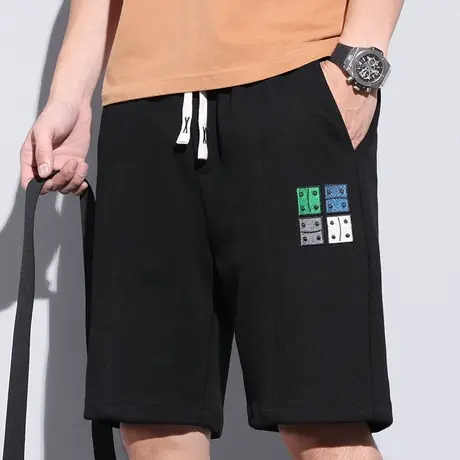 夏季薄款五分运动休闲短裤男士宽松外穿夏天潮牌中裤子大裤衩半截商品大图