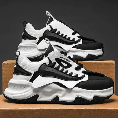 莆田男鞋春季运动休闲老爹鞋男款青少年网红厚底潮鞋秋冬2024新款商品大图