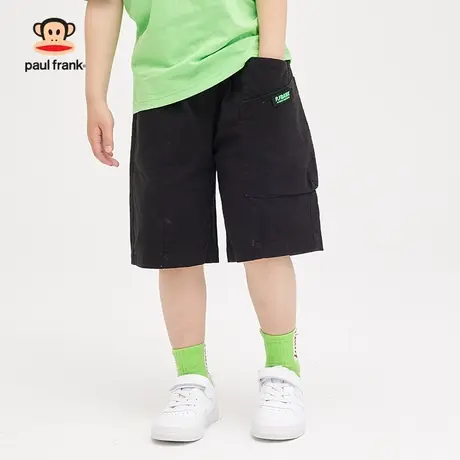 大嘴猴童装男童短裤2023年夏季新品中大童外穿儿童薄款五分裤子商品大图