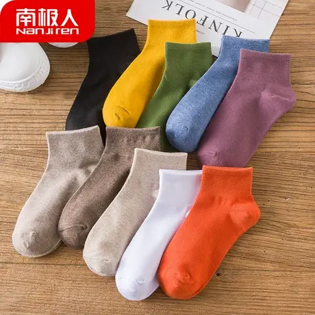 袜子女纯色船袜网红短袜日系棉袜吸汗透气浅口袜春秋季ins潮秋冬图片
