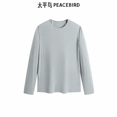 【商场同款】太平鸟男装 休闲T恤提花舒适宽松T恤 B2CPF2493商品大图
