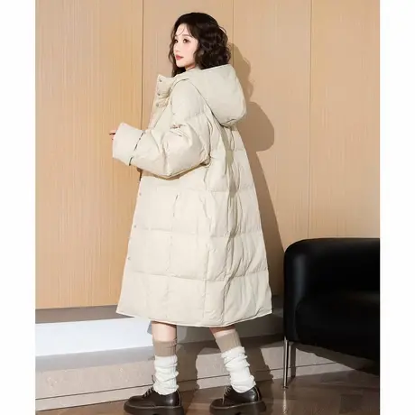 唐狮新款女羽绒服短款设计感翻领短上衣外套时尚休闲保暖初冬tu商品大图