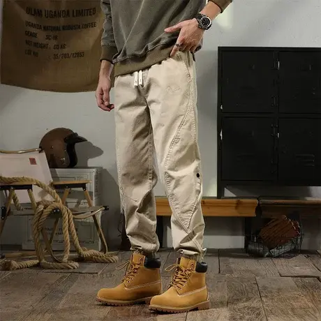 秋季裤子男款宽松大码百搭男士休闲裤户外百搭时尚潮流休闲裤商品大图