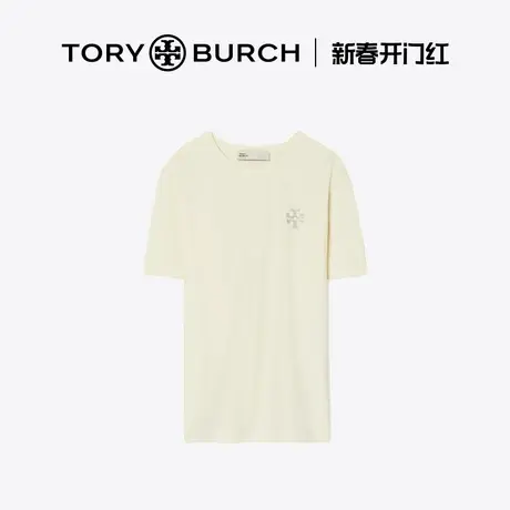 【12期免息】TORY BURCH 汤丽柏琦 圆领短袖T恤 150632图片
