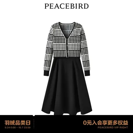 【商场同款】太平鸟女装2023年秋季新款两件套连衣裙A1FAD3504图片