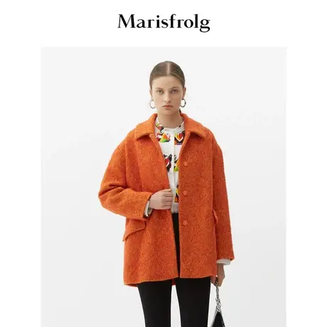 【奥莱清仓保暖季特价 】玛丝菲尔毛呢外套商品大图