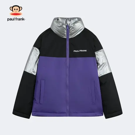 大嘴猴童装男童棉服2023秋冬新品女童保暖棉袄中大童短款厚外套商品大图