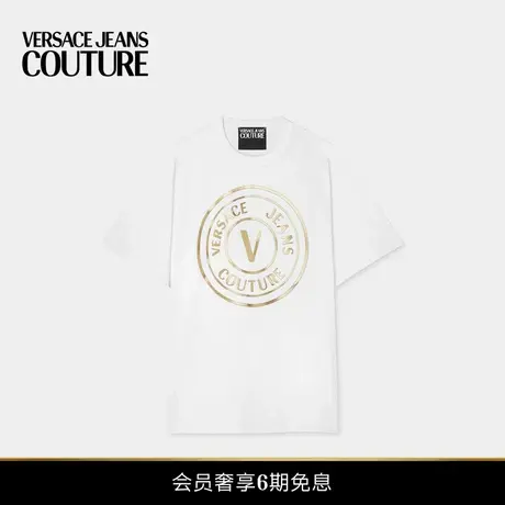 【6期免息】VERSACE JEANS COUTURE 男士V-Emblem常规版T恤商品大图