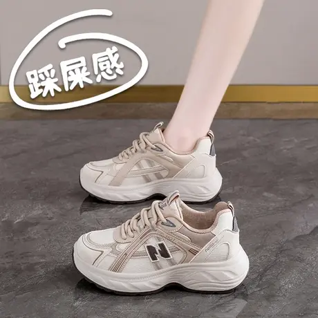 厚底老爹鞋女2025新款运动鞋轻便百搭休闲鞋显脚小商品大图