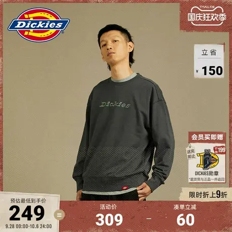 【小红书百万博主darcy推荐】Dickies23秋冬新款logo圆领美式卫衣图片