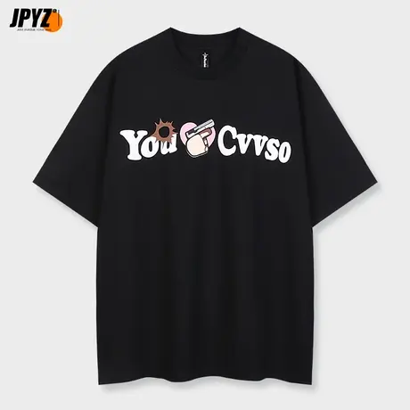 重磅纯棉白色打底衫短袖t恤男春秋彩色内搭体恤原创小众设计上衣商品大图