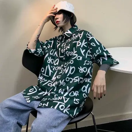 法式衬衫女士复古港味设计感小众轻熟心机百搭上衣洋气冷淡风衬衣商品大图