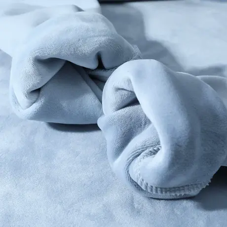 ins超火460g重磅雾霾蓝银狐绒圆领卫衣不倒绒加厚长袖打底衫女冬商品大图