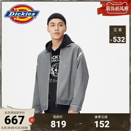 Dickies商场同款秋冬工装灵感宽松廓形夹克 多口袋休闲外套图片