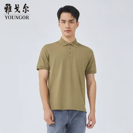 雅戈尔奥莱 商场同款男士短袖T恤新款官方正品商务休闲短袖POLO衫商品大图