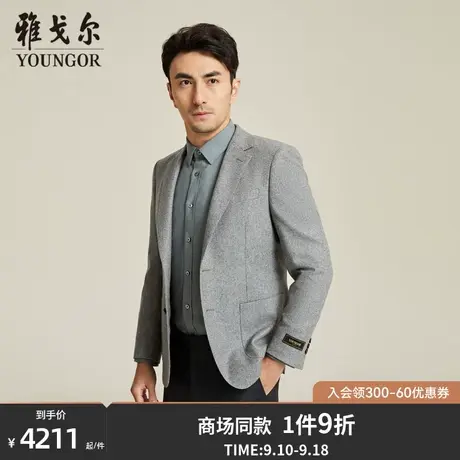 【商场同款】雅戈尔男士西服秋冬新款官方商务休闲羊毛西装S3770商品大图