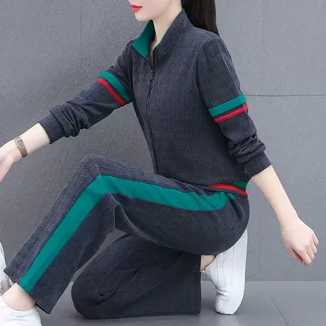 恋上17号休闲服运动套装女春季2023新款春秋款洋气减龄卫衣两件套图片