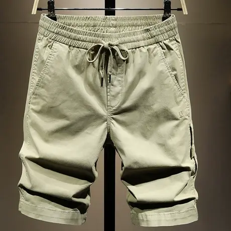 夏季薄款潮流时尚工装休闲短裤男韩版宽松潮牌五分裤男中裤百搭款图片