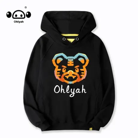 Ohlyah虎年本命年虎虎生威2023元旦春节公司年会连帽卫衣女外套图片