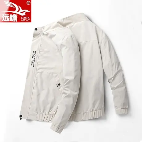 2023春秋季新款飞行员夹克外套男士青年帅气立领上衣休闲棒球衣服商品大图