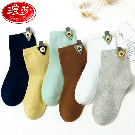 儿童袜子纯棉春夏季中筒袜男孩中大童全棉袜女童男童春秋10-12岁图片