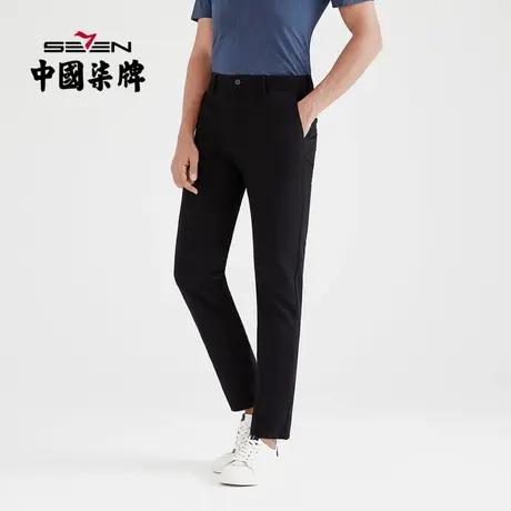 柒牌男装休闲裤2021春夏弹力抗皱青年长裤时尚商务百搭男士裤子商品大图