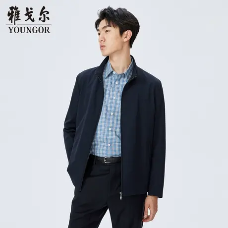 雅戈尔奥莱 商场同款男士夹克秋冬新款官方商务休闲夹克外套商品大图