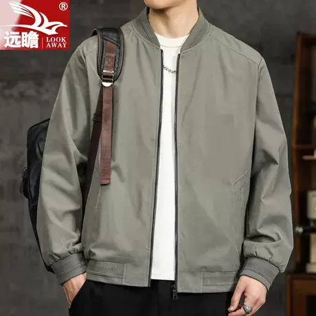 男士外套春秋爆款2025春季新款宽松男装百搭上衣服潮牌休闲夹克男图片
