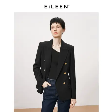 朗姿职业气质通勤西装外套工作正装女2023秋季新款高级感西服上衣图片