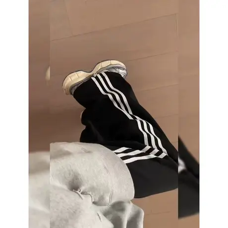 小个子运动阔腿裤女2024新款春季百搭高腰宽松休闲跑步卫裤潮ins图片