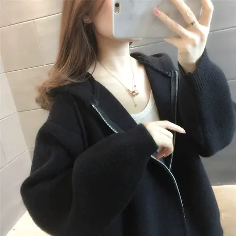 毛衣2023年新款女装秋冬季秋款秋装女士针织开衫宽松百搭外穿爆款图片