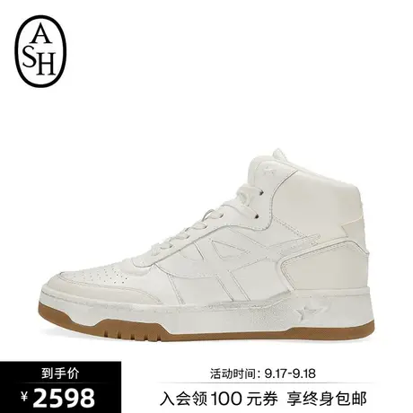ASH女鞋2023秋季BONO系列休闲鞋潮流高帮撞色单鞋小白鞋商品大图