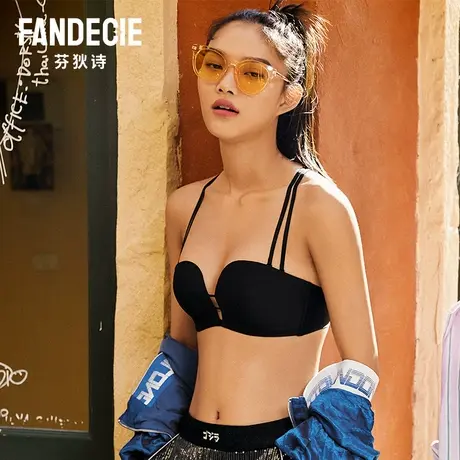【林依轮直播间】芬狄诗小胸可拆肩带礼服款半杯内衣女美背文胸商品大图
