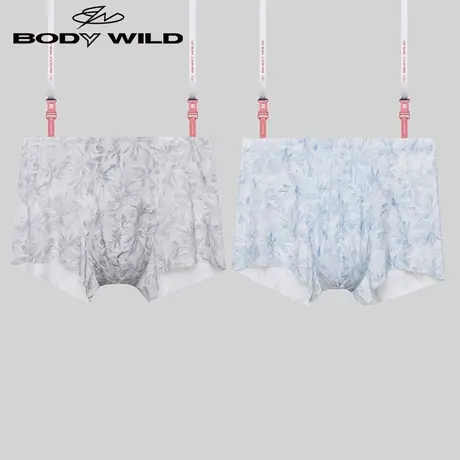 BODYWILD宝迪男士内裤四角裤潮流舒适柔软男士平角裤简约ZBN23PY2图片