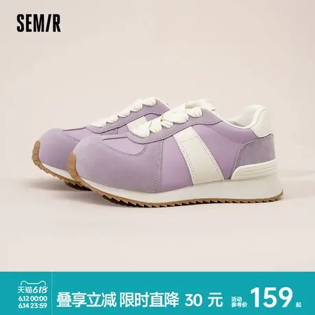 Semir女鞋德训鞋2025春夏季新款厚底丑萌大头阿甘休闲运动老爹鞋商品大图