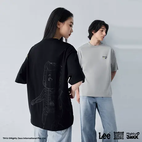 【MIGHTY JAXX联名】Lee商场同款25早秋新舒适版男女同款短袖T恤商品大图