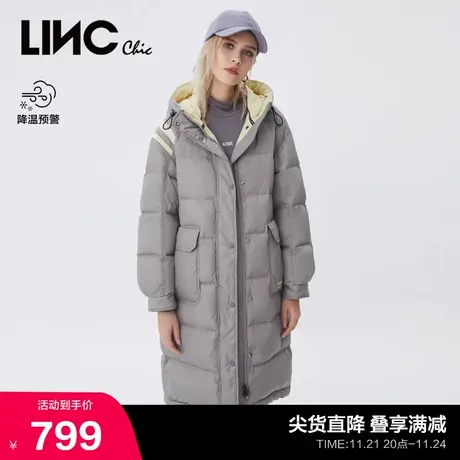 LINCCHIC金羽杰羽绒服女运动休闲中长款羽绒服女反季Y21808216Y图片