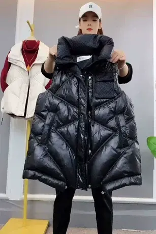 2023年新款羽绒棉马甲女韩版秋冬季外穿时尚潮流马夹坎肩气质背心商品大图