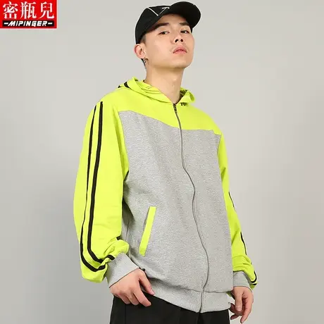 密瓶儿痞帅外套男 潮流春秋男士2023新款大码上衣百搭风衣男宽松商品大图