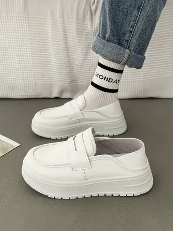 护士鞋女软底透气不累脚防滑一脚蹬单鞋女白色医护工作鞋子小白鞋商品大图