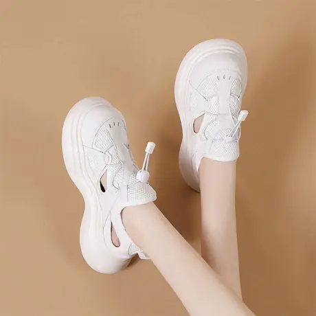 VME/舞魅新款增高老爹鞋女休闲鞋运动鞋女款小白鞋轻便透气厚底商品大图