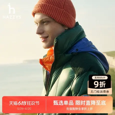 【HRC设计师联名 胶囊系列】Hazzys哈吉斯冬新品羽绒服潮流外套男商品大图